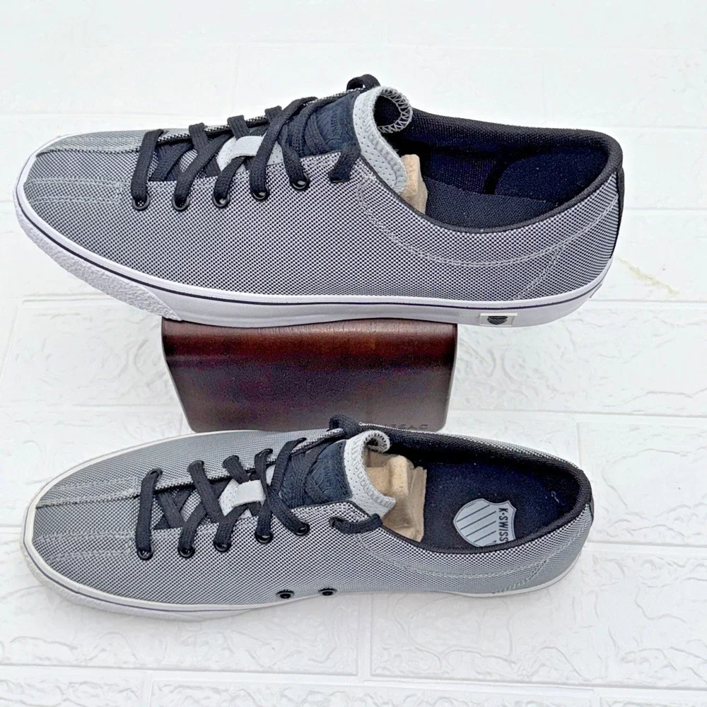 Dead Stock 2012 Men Sz 11 Women  Sz 12.5 K-SWISS Clean Laguna T VNZ  Storm/Black